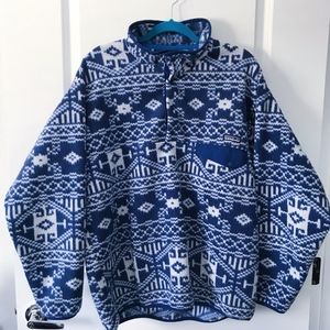 Patagonia Synchilla Fleece Men's Blue White Aztec